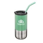 Bondi Double Wall Tumbler w/ Straw -18oz-6