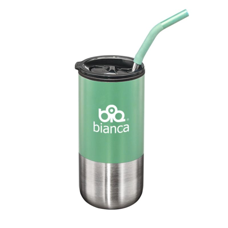 Bondi Double Wall Tumbler w/ Straw -18oz-6