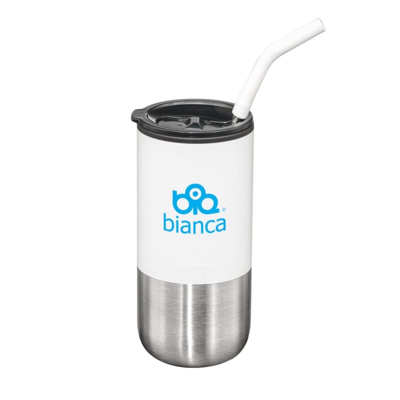 Bondi Double Wall Tumbler w/ Straw -18oz-7