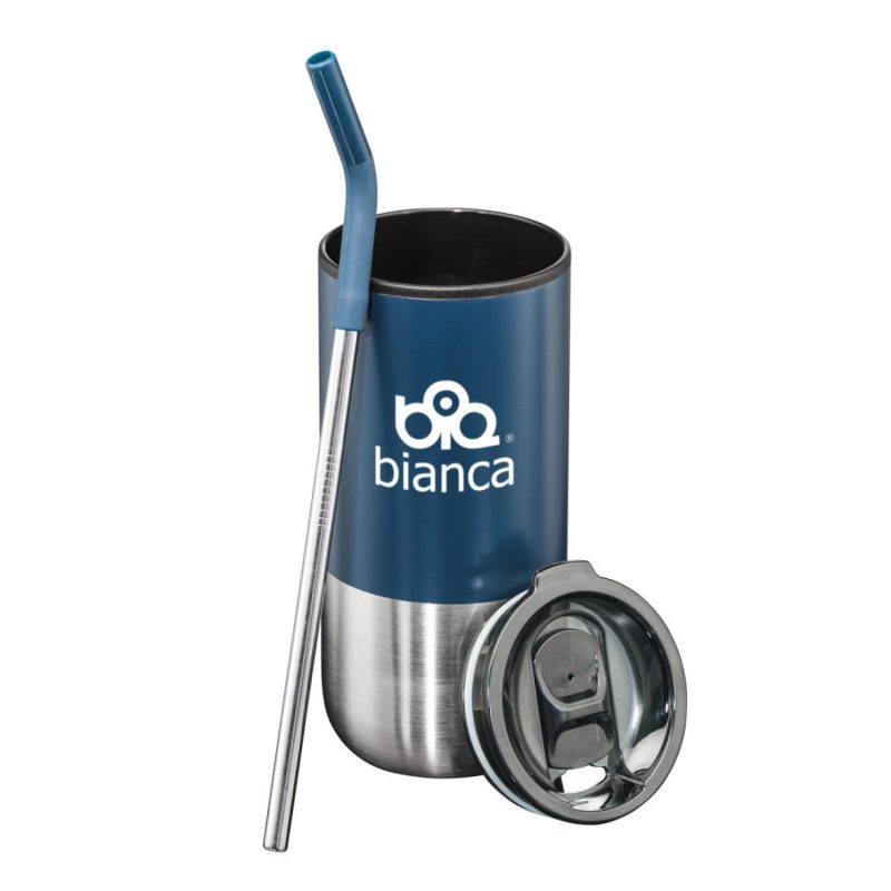 Bondi Double Wall Tumbler w/ Straw -18oz-8