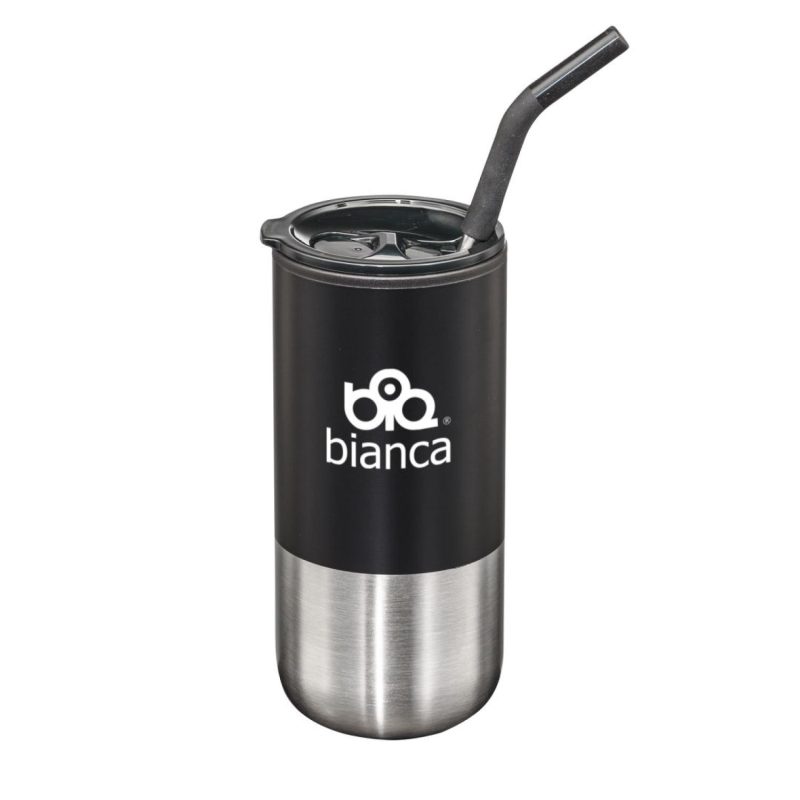 Bondi Double Wall Tumbler w/ Straw -18oz-1