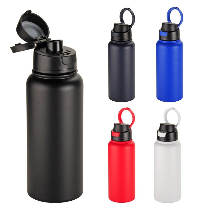 Cabrio 32 oz Recycled Stainless Steel Vacuum Insulated Bottle-2