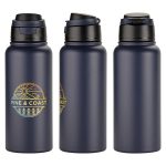 Cabrio 32 oz Recycled Stainless Steel Vacuum Insulated Bottle-5