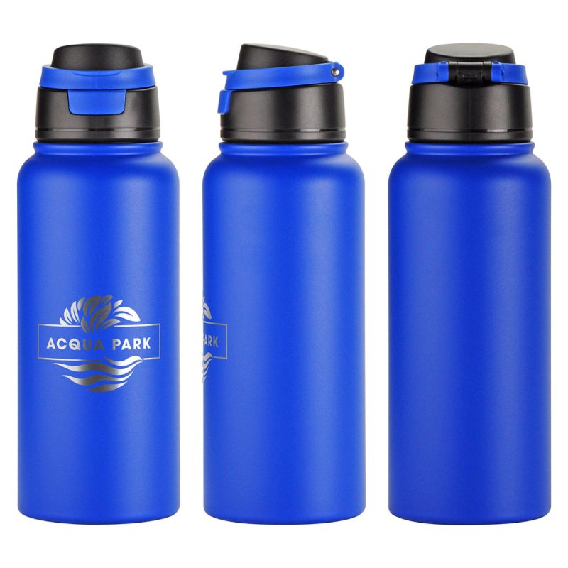 Cabrio 32 oz Recycled Stainless Steel Vacuum Insulated Bottle-7