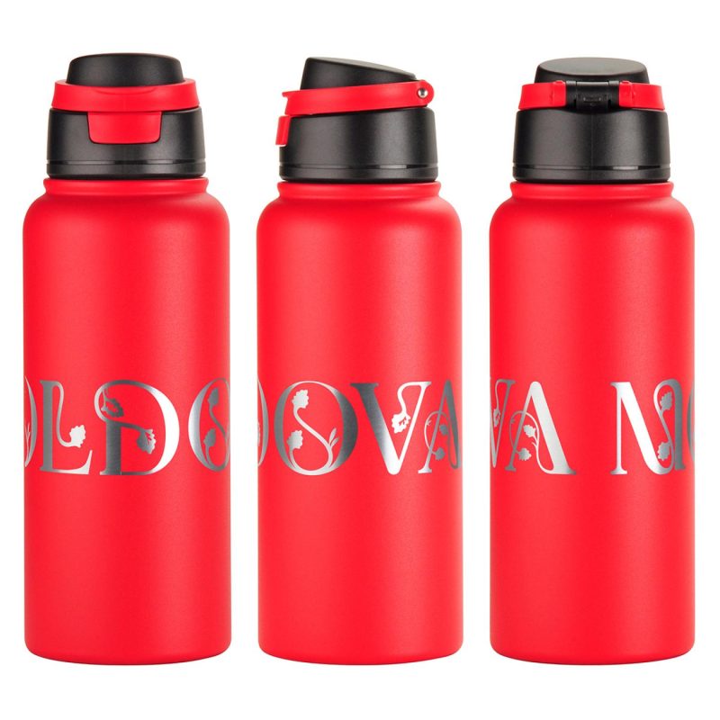 Cabrio 32 oz Recycled Stainless Steel Vacuum Insulated Bottle-9