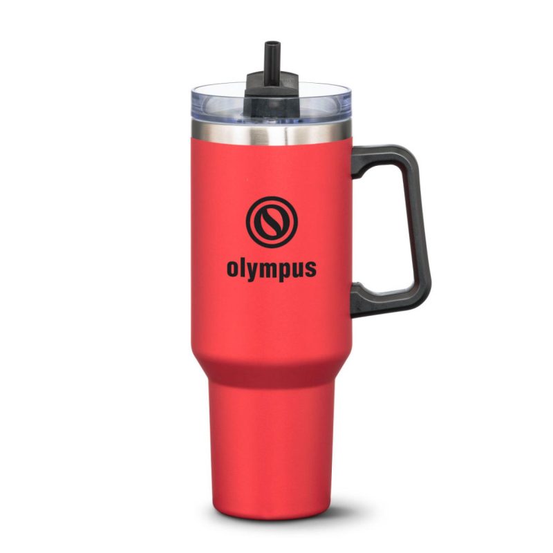 Compeer Handle Travel Mug w/Straw - 40oz-5