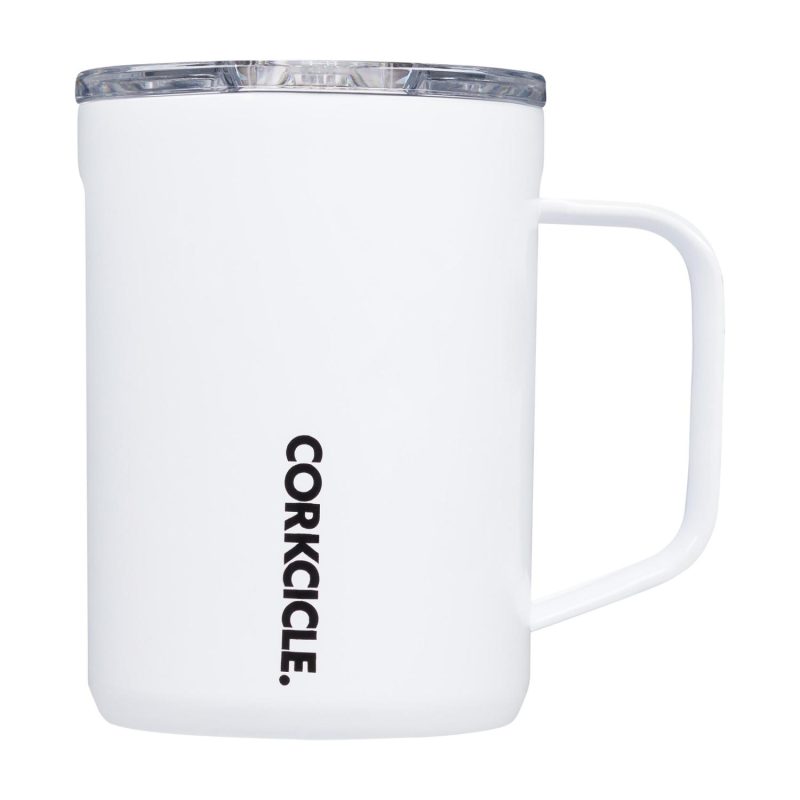 Corkcicle® 16 Oz. Mug - Gloss White-1