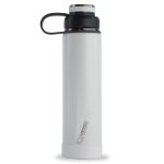 EcoVessel Boulder 24 Oz Trimax® Insulated Ss Water Bottle - Whiteout-1