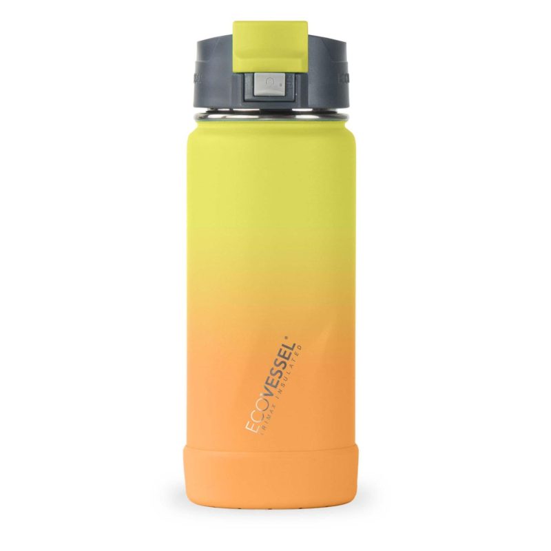 EcoVessel-Perk-16-Oz-Insulated-Coffee-Travel-Mug-Tumbler-WTea-Strainer-Summer-Sun-PERK16OSS EcoVessel Perk 16 Oz. Insulated Coffee Travel Mug Tumbler W/Tea Strainer - Summer Sun-1