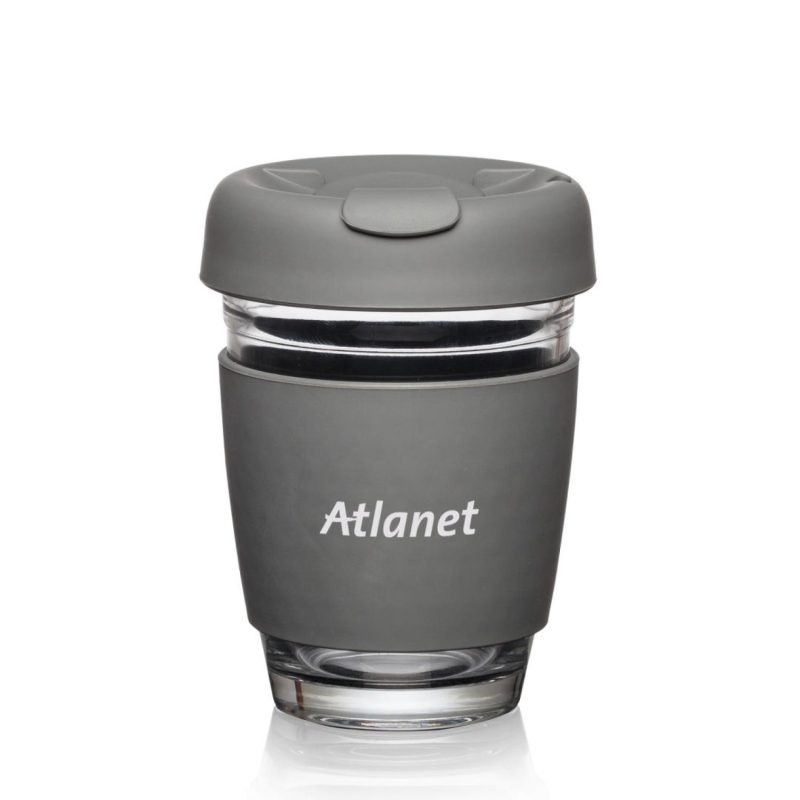 Retiro Borosilicate Glass Tumbler w/Silicone Lid - 8oz-4