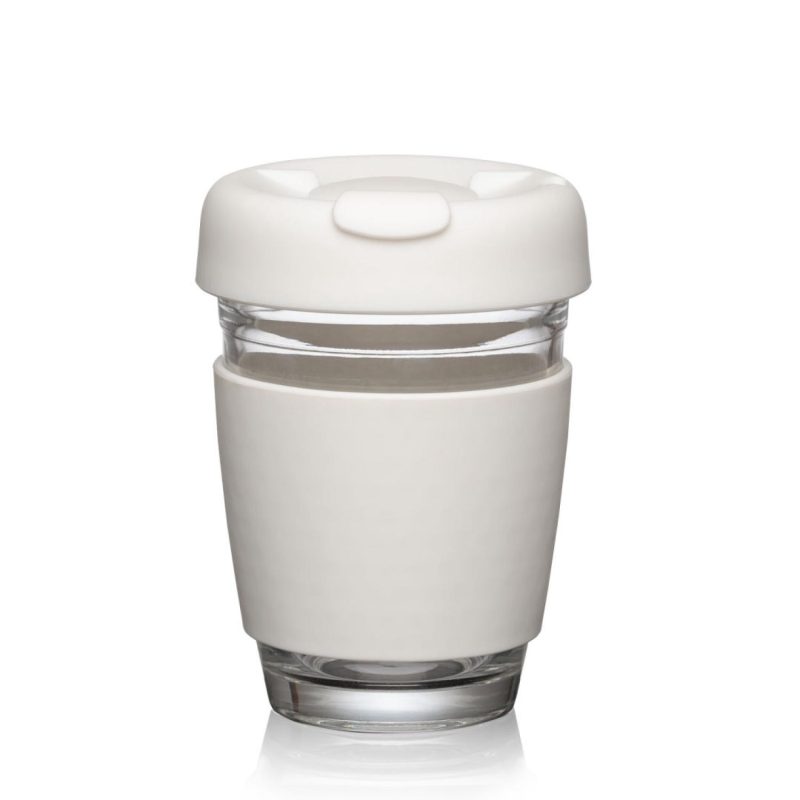 Retiro Borosilicate Glass Tumbler w/Silicone Lid - 8oz-7