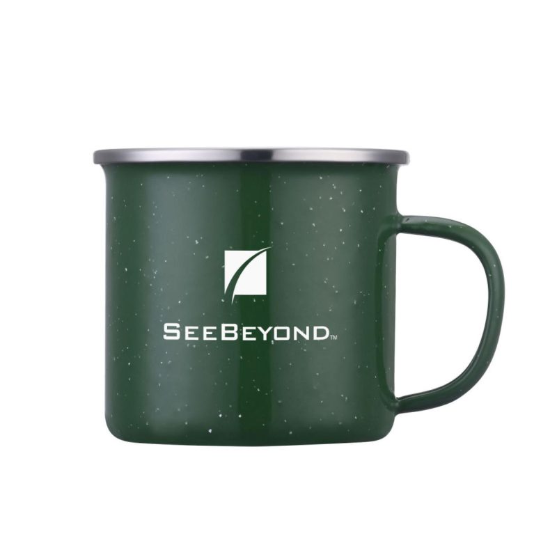 Wren Enamel Mug w/SS Rim - 16oz-4
