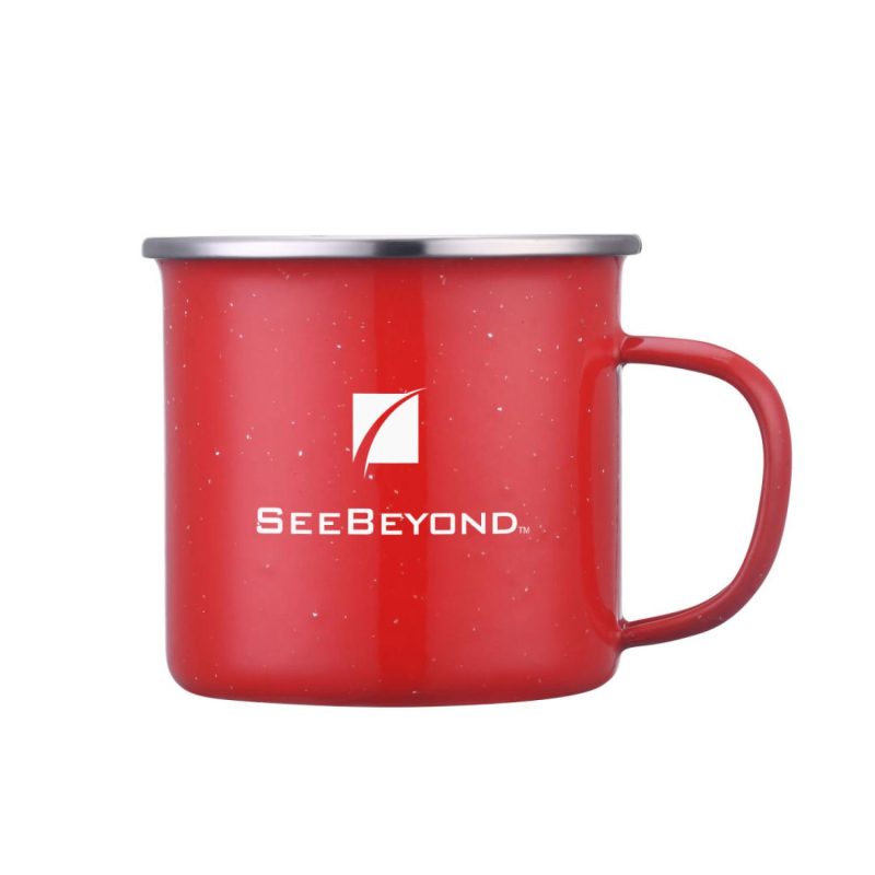 Wren Enamel Mug w/SS Rim - 16oz-5