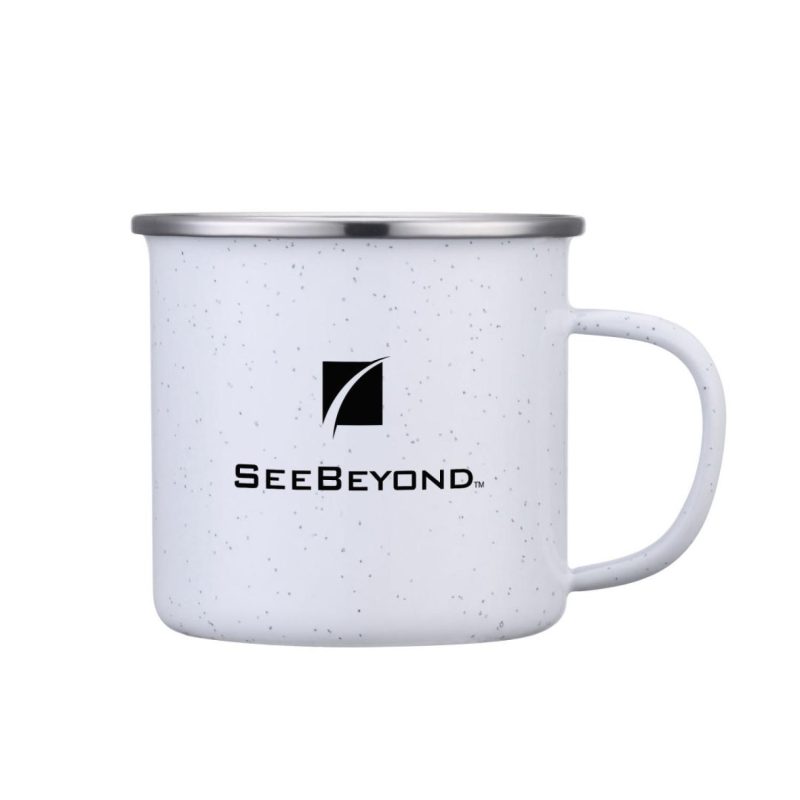 Wren Enamel Mug w/SS Rim - 16oz-6
