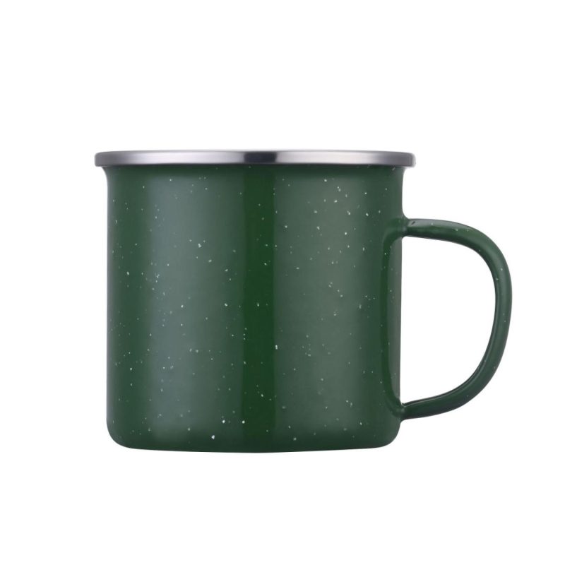 Wren Enamel Mug w/SS Rim - 16oz-9