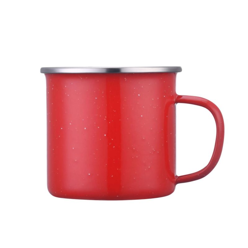 Wren Enamel Mug w/SS Rim - 16oz-10