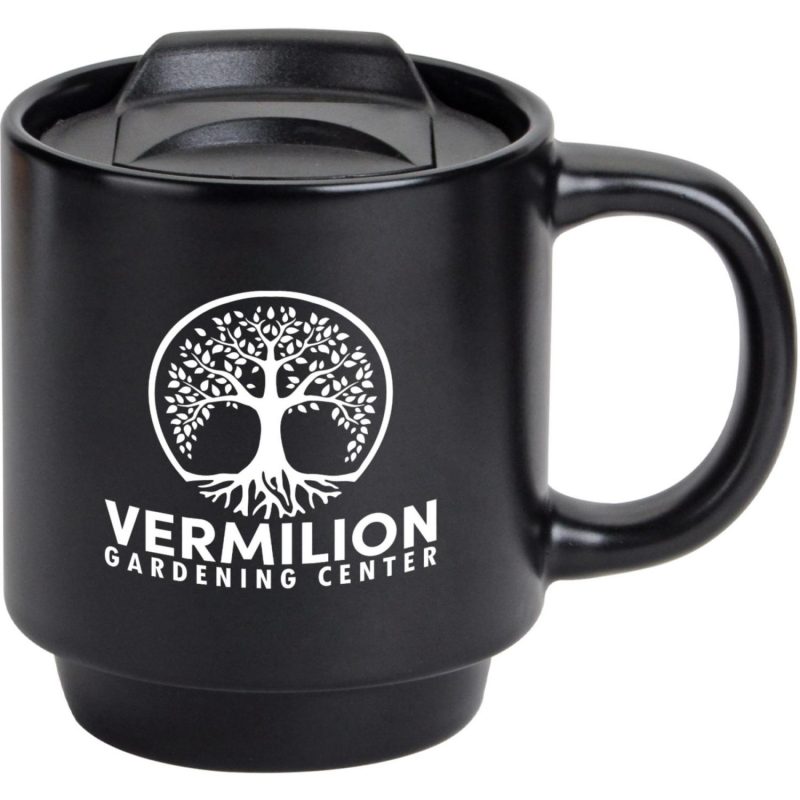 Cork Bottom Ceramic Mug 13 Oz With Lid-4