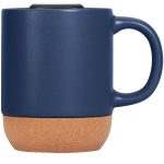 Cork Bottom Ceramic Mug 13 Oz With Lid-10