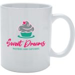 Full Color White Ceramic Mug 11 Oz.-1