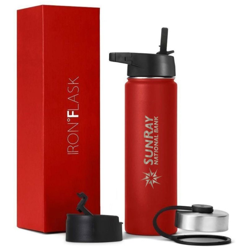 Iron Flask Wide Mouth Water Bottle 22 Oz-1