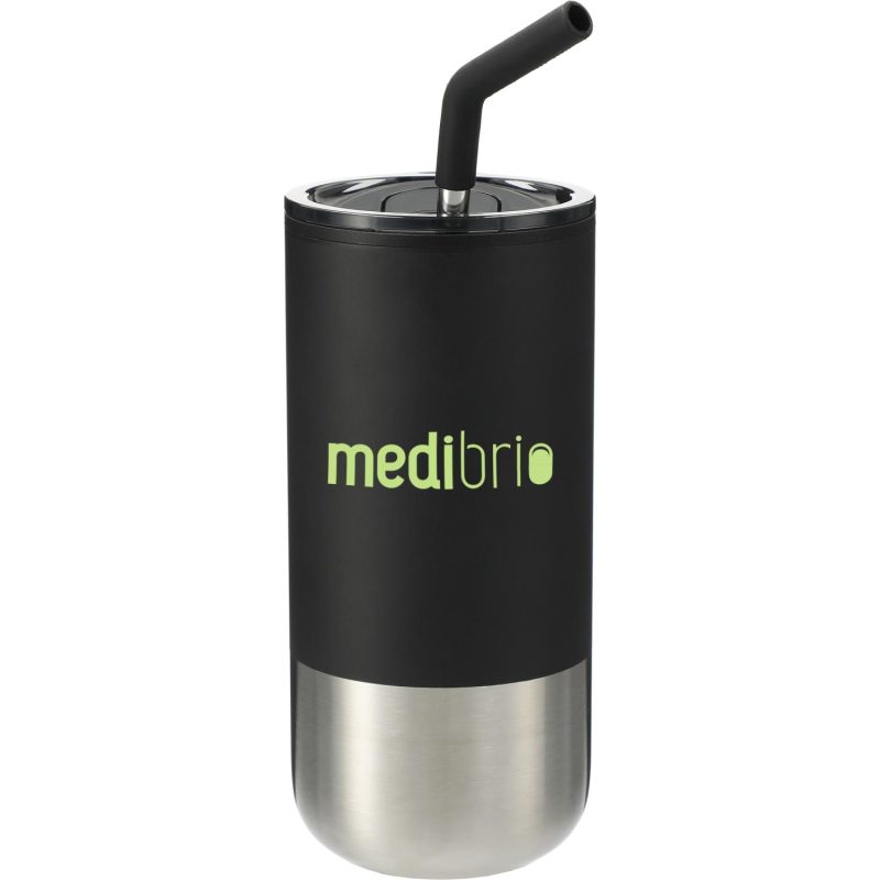 Lagom Insulated 16oz Stainless Steel Tumbler with Straw-3