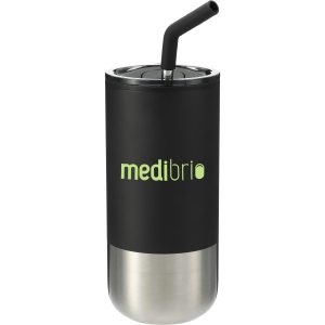 Lagom Insulated 16oz Stainless Steel Tumbler with Straw-1