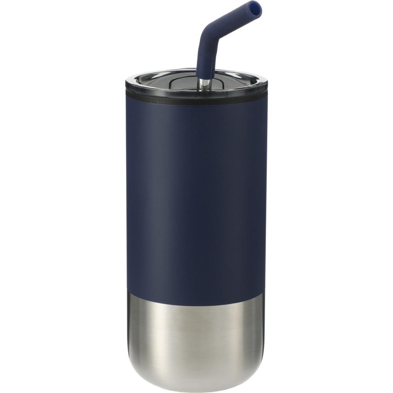Lagom Insulated 16oz Stainless Steel Tumbler with Straw-9