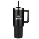 Pinnacle 40 oz Vacuum Insulated Eco-Friendly Travel Tumbler With Straw-1