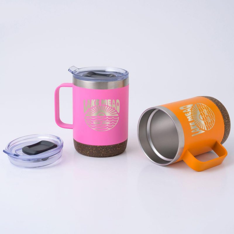 Saratoga Cork Bottom Brite Mug 12 Oz-3