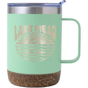Saratoga Cork Bottom Brite Mug 12 Oz-1