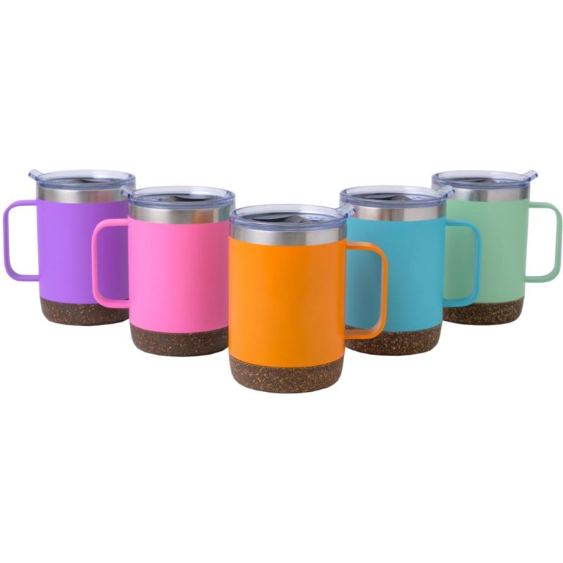 Saratoga Cork Bottom Brite Mug 12 Oz-5