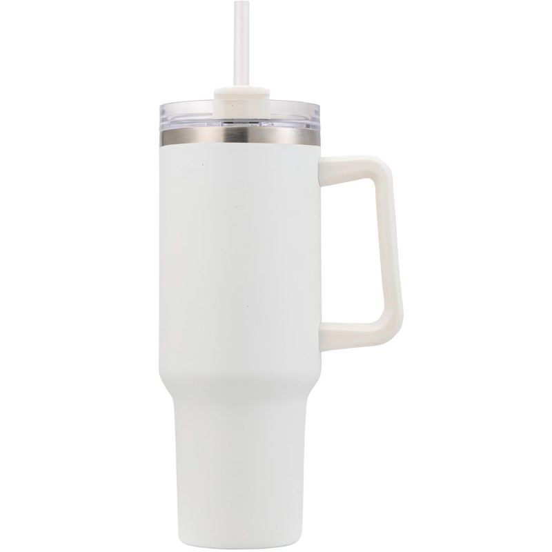 40 Oz. Casa Blanca Handle Tumbler Mug-4