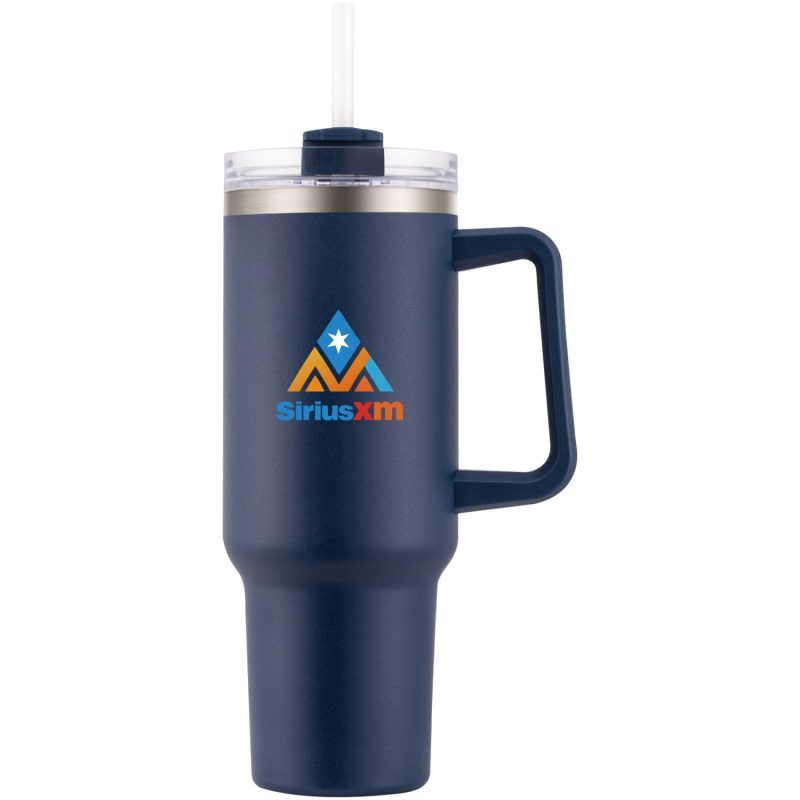 40 Oz. Casa Blanca Handle Tumbler Mug-1