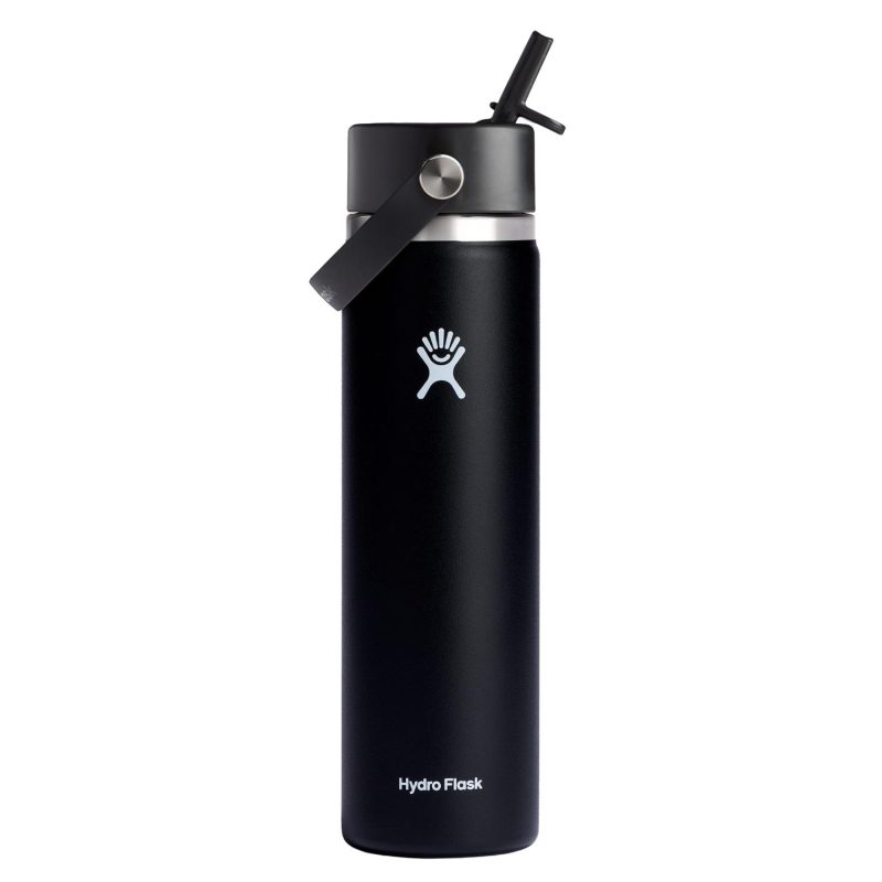 Hydro Flask® Wide Mouth 24oz Bottle with Flex Straw Cap-10