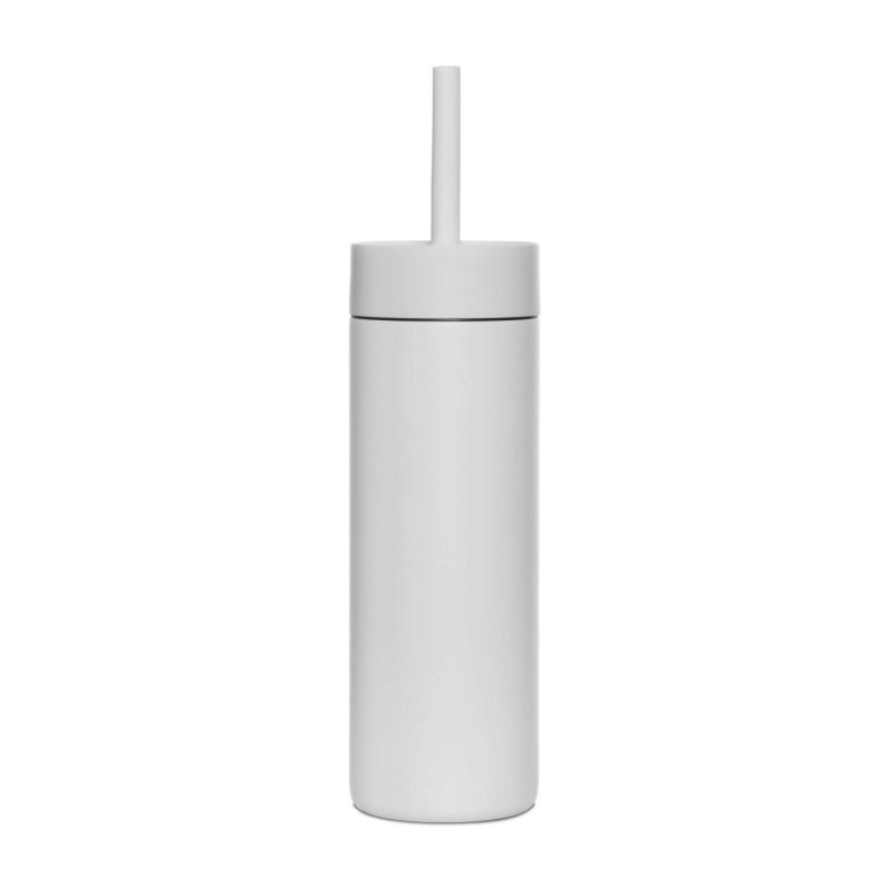MiiR® Sipper Straw Bottle - 16 Oz. - White Powder-2