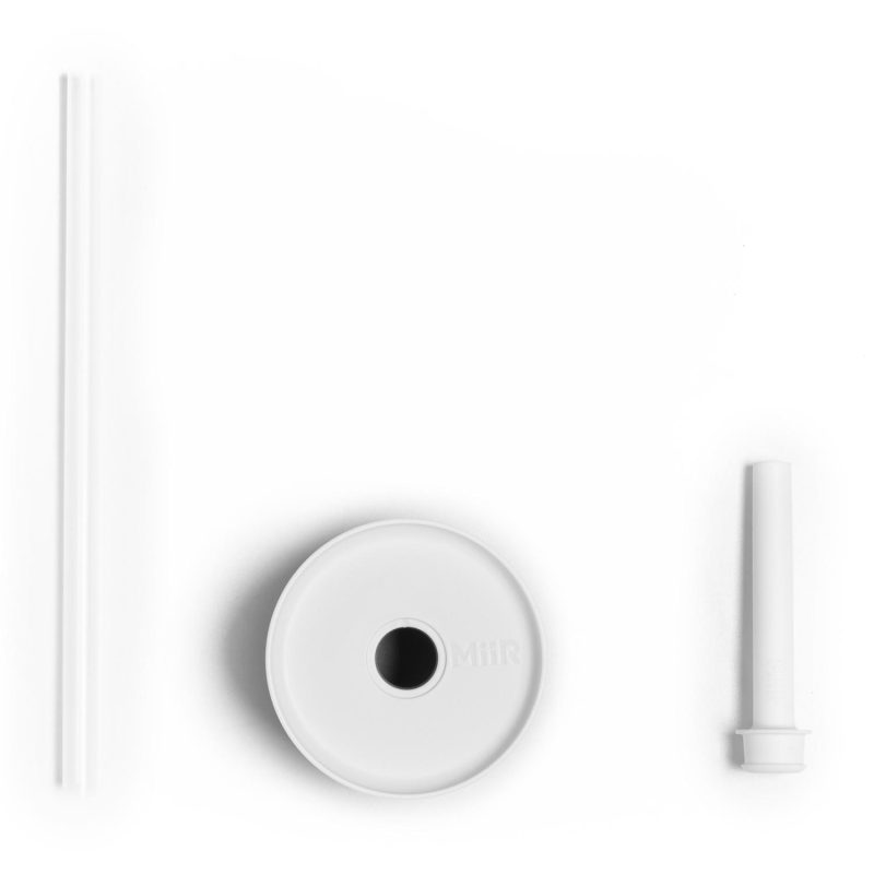 MiiR® Sipper Straw Bottle - 16 Oz. - White Powder-3