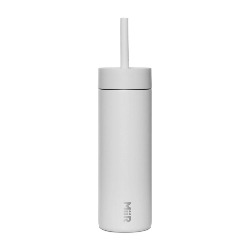 MiiR® Sipper Straw Bottle - 16 Oz. - White Powder-5