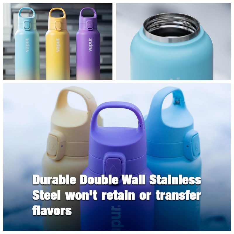 Vapur® Chill 20oz Insulated Water Bottle Dusk Purple-10