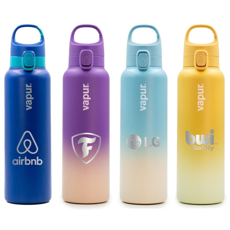 Vapur® Chill 20oz Insulated Water Bottle Seaside Blue-5