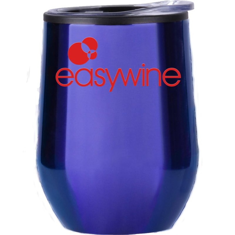 12 Oz Stainless Wine Tumbler with Plastic Liner-4
