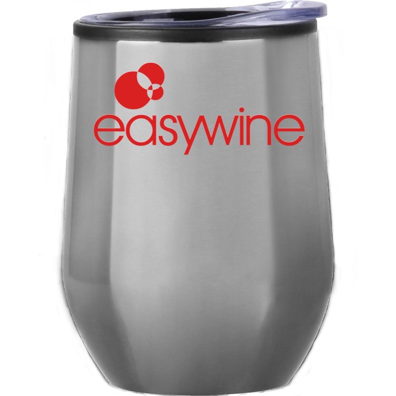 12 Oz Stainless Wine Tumbler with Plastic Liner-5