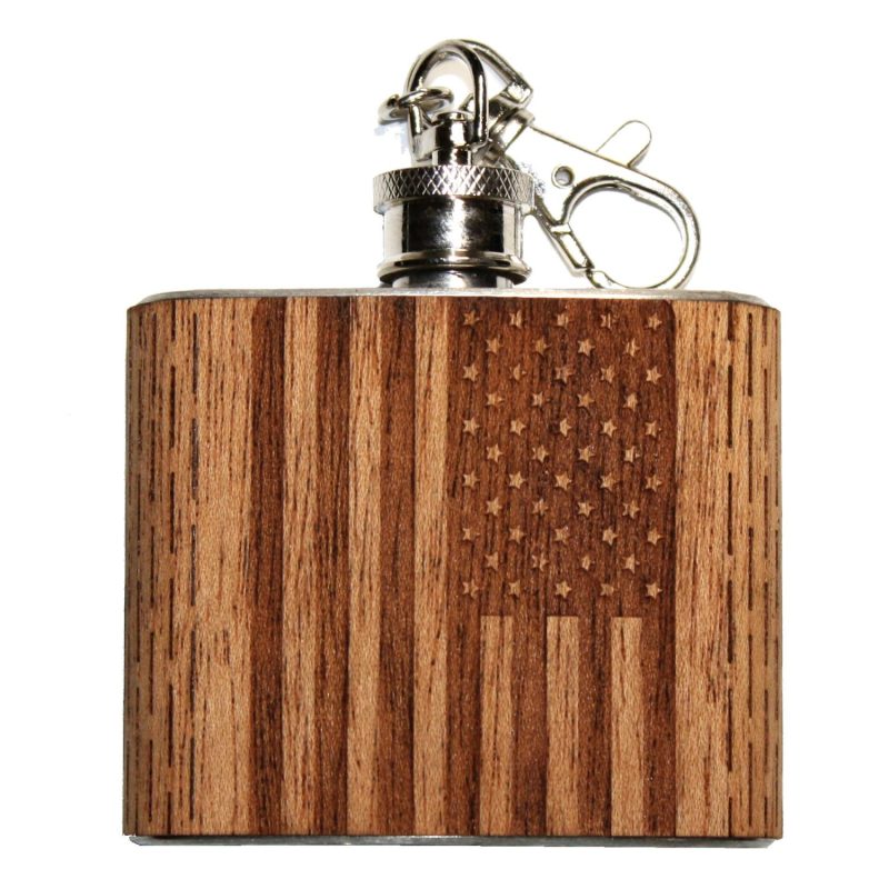 2 Oz. WUDN Keychain Flask (EASTFORK)-1