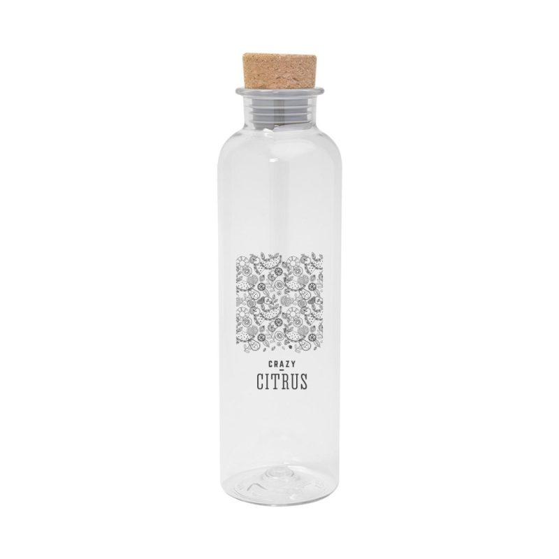 22 Oz. Maddie Rpet Bottle With Cork Lid-10