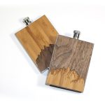 3 Oz. Wooden Hip Flask (YAKIMA)-4