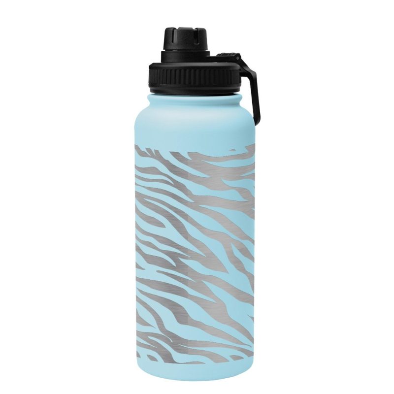32 Oz. Full Laser Austin Recycled Stainless Steel Bottle-4