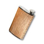 4 Oz. Wooden Cigar Flask (CRATER)-3
