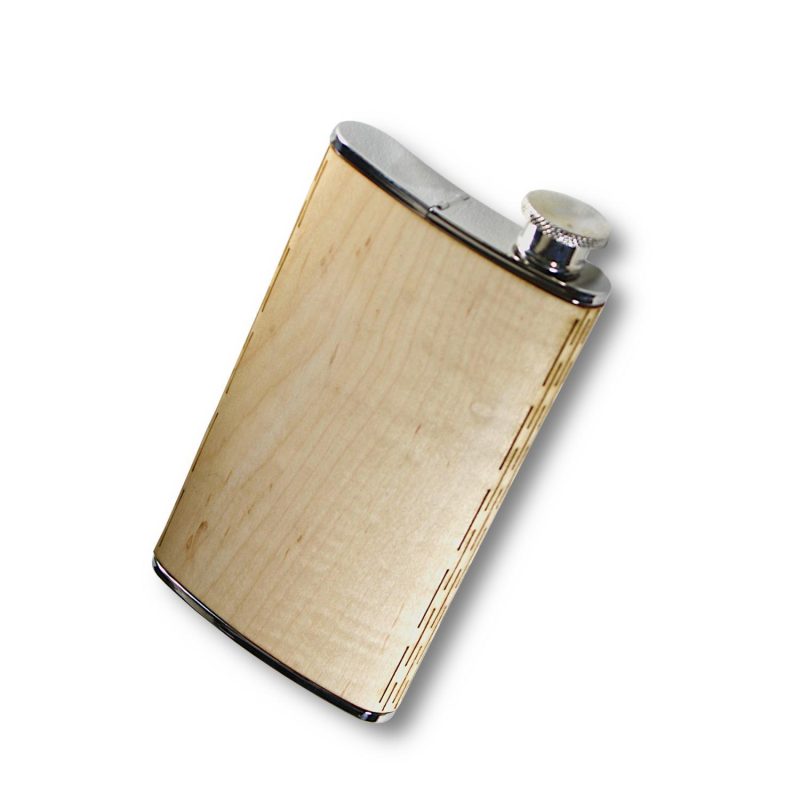 4 Oz. Wooden Cigar Flask (CRATER)-9