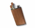 4 Oz. Wooden Cigar Flask (CRATER)-10