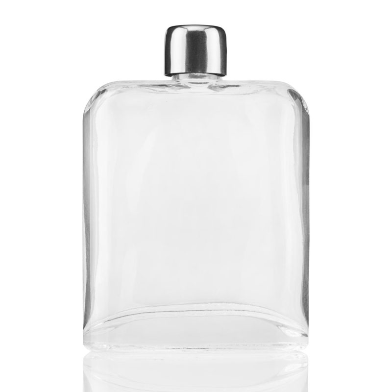 6 oz Hipster Glass Flask-2