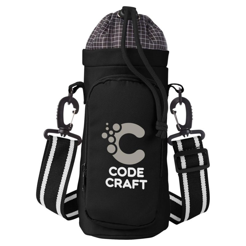 Academy Eco Friendly Water Bottle Bag With Storage Pocket-1